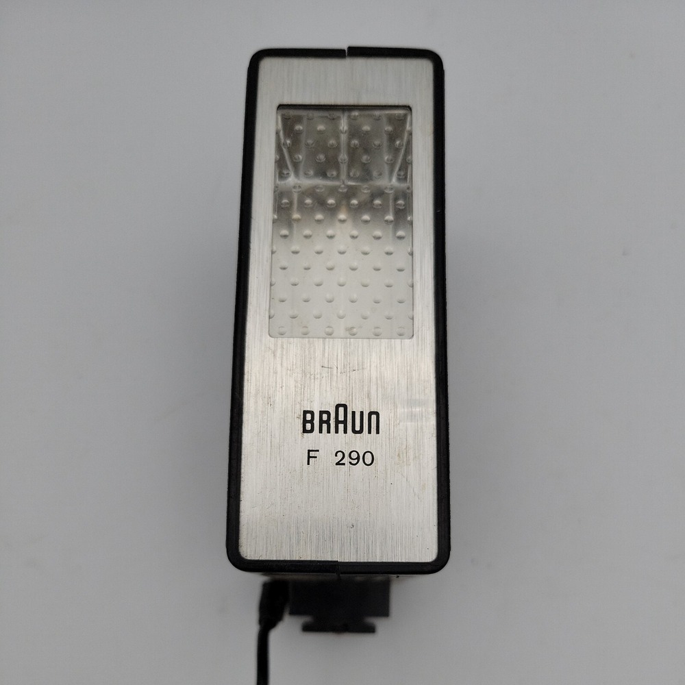 Braun F 290 Electric Flash Only No Power Supply West Germany Vintage Camera Gear